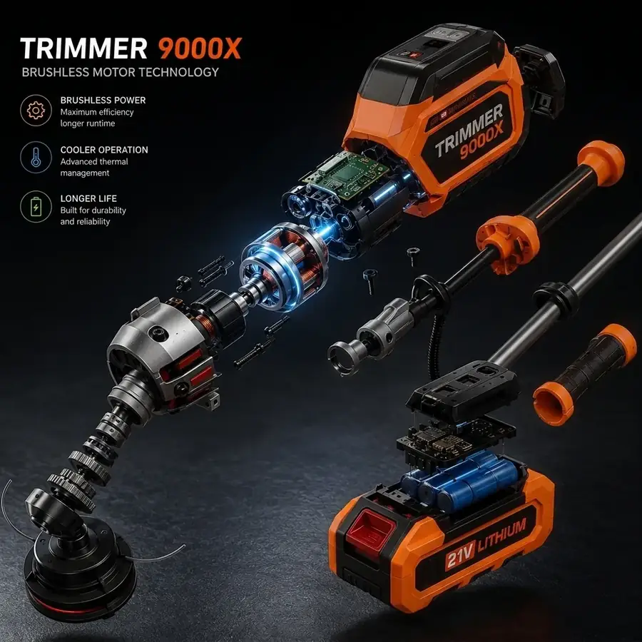 Silnik bezszczotkowy Trimmer 9000X