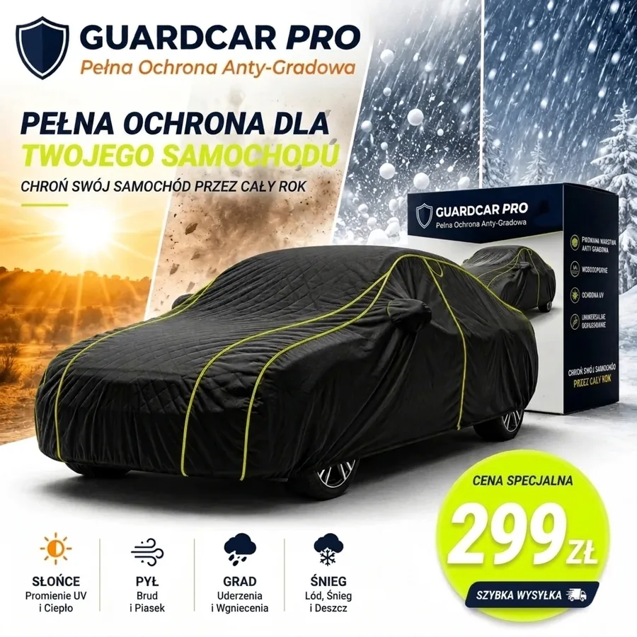 CarShield PRO - plandeka przeciwgradowa na samochód