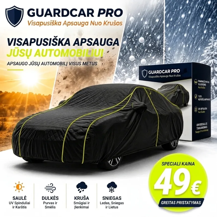 CarShield PRO - apsauginė danga automobiliui nuo krušos