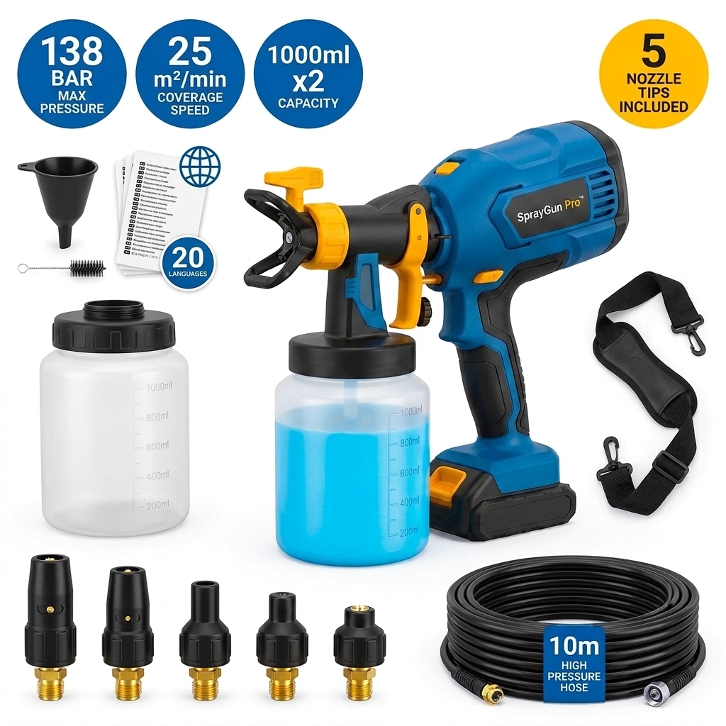 SprayGun Pro - Komplettset