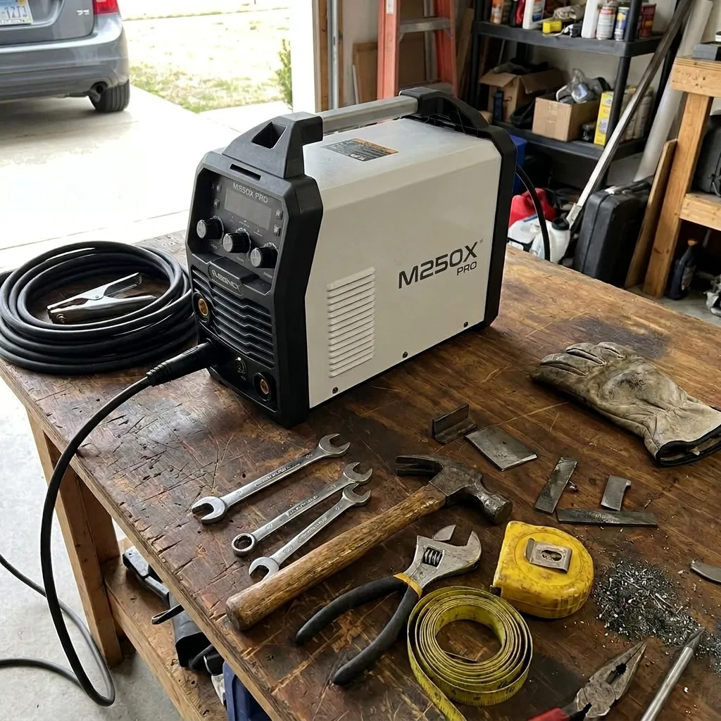 Zdjęcie M250 PRO na stole w garażu