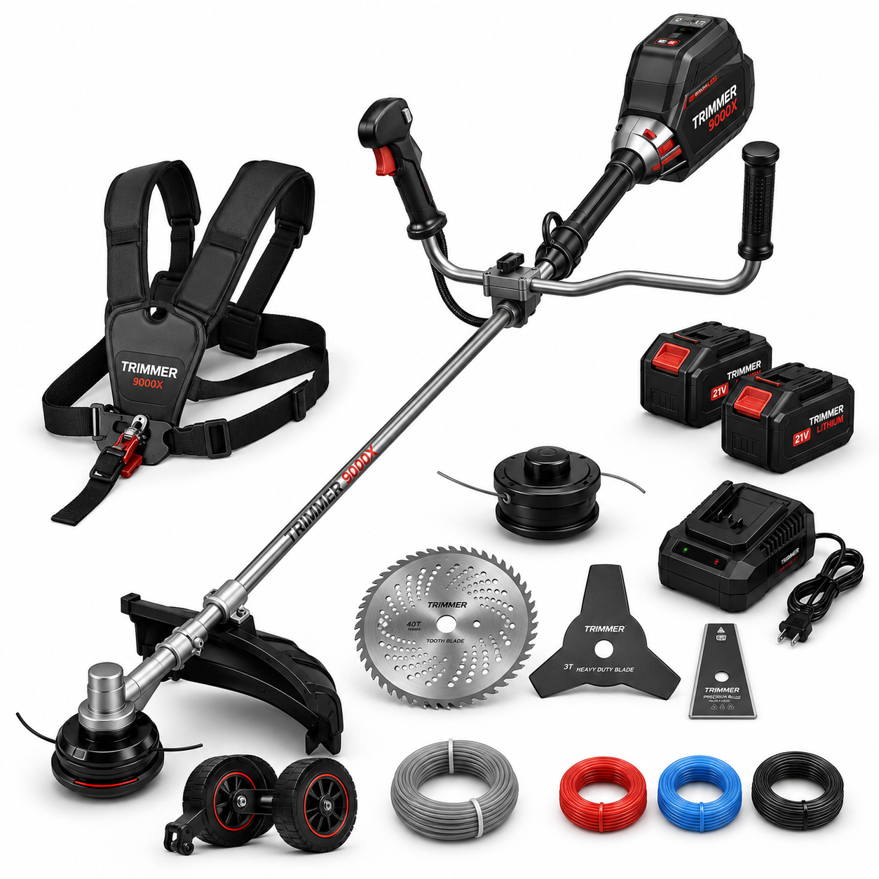 Trimmer 9999X Kit Completo